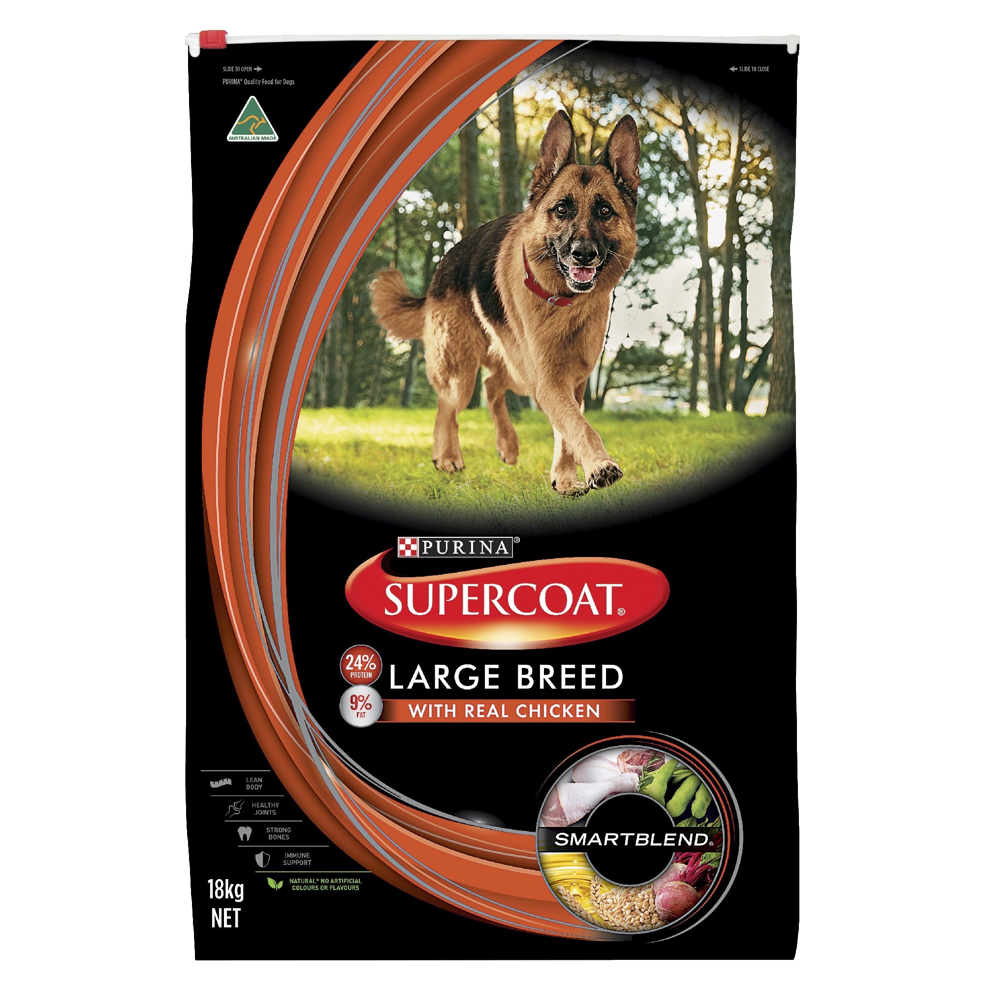 Supercoat Adult Large Breed 18kg.