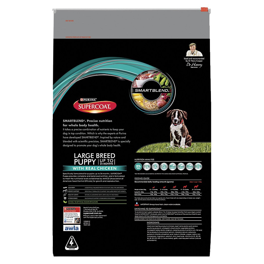 Supercoat Puppy Large Breed 18kg.