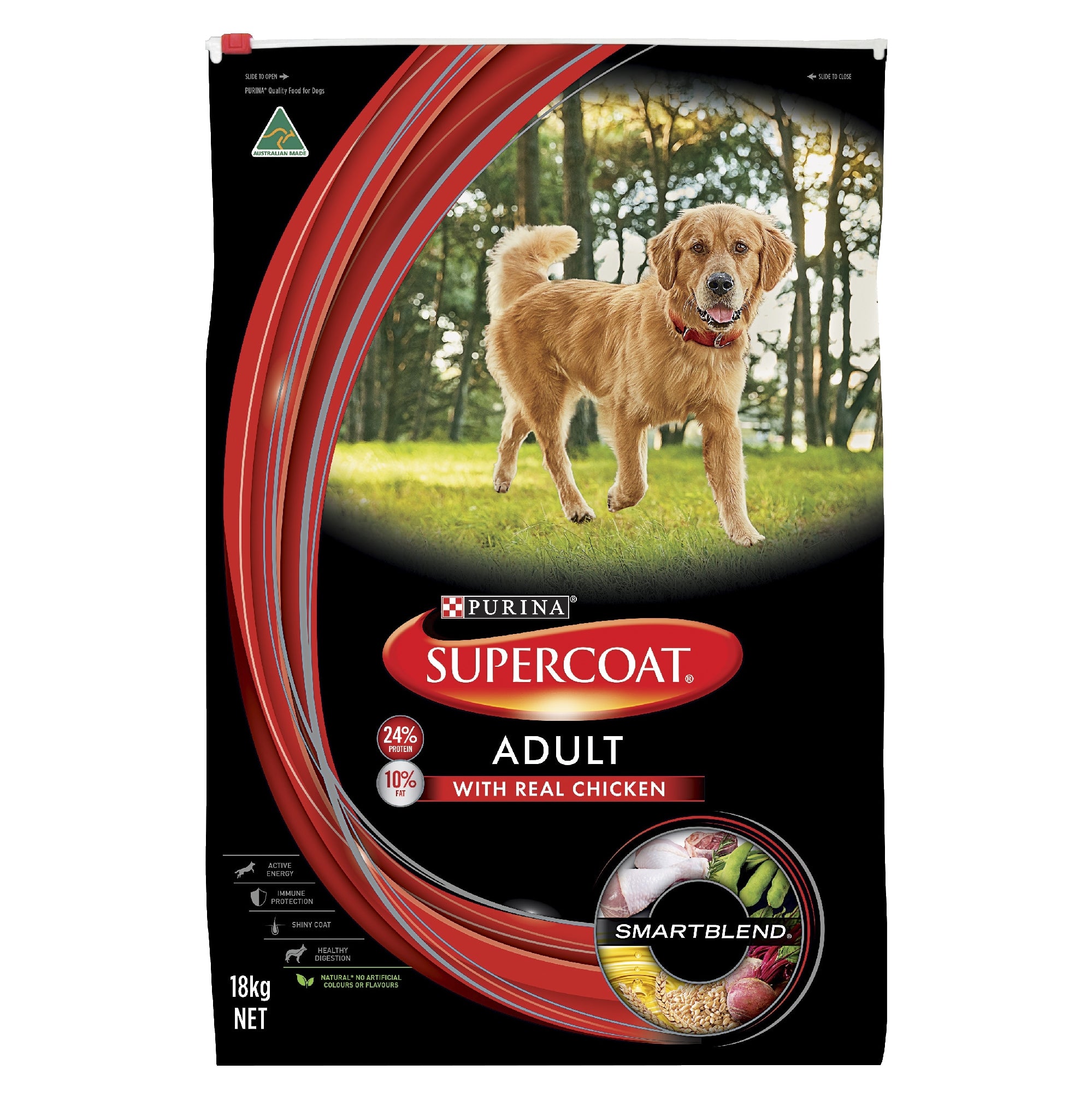 Supercoat Adult Chicken 18kg.