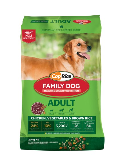 Coprice Family Dog Food 20kg Chicken, Rice, Kelp And Garlic.