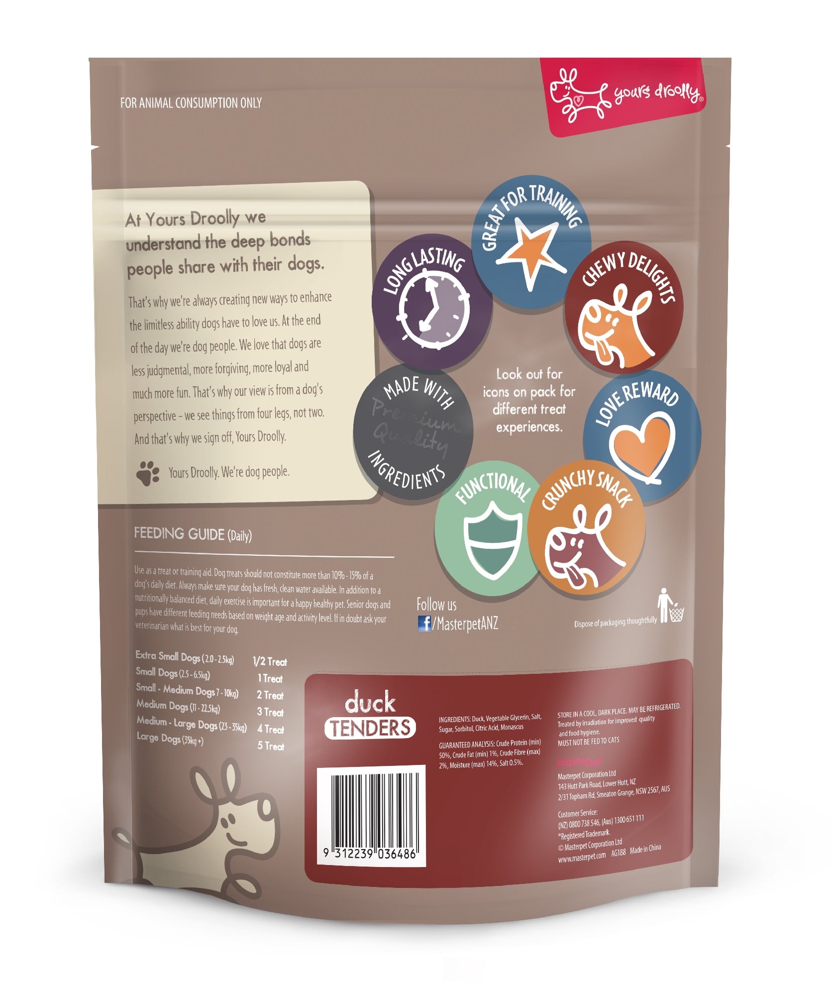 Yd Duck Tenders 450g.