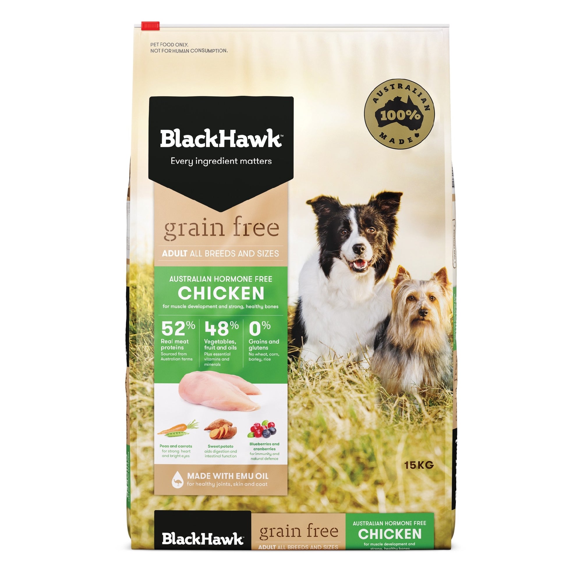 Blackhawk Dog Grainfree Chicken. [kg:15]