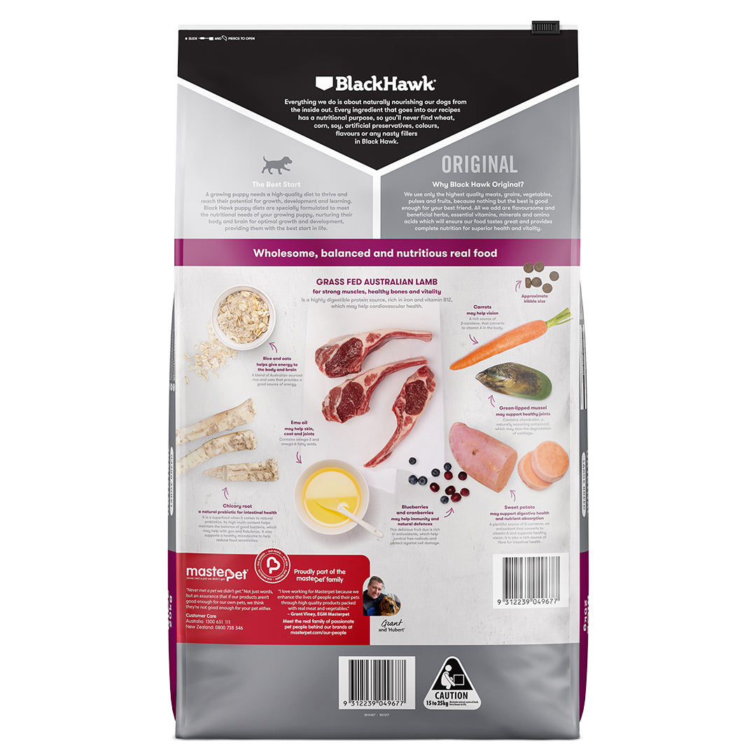 Blackhawk Puppy Large Breed Lamb & Rice [breed Sz:large Kg:20]
