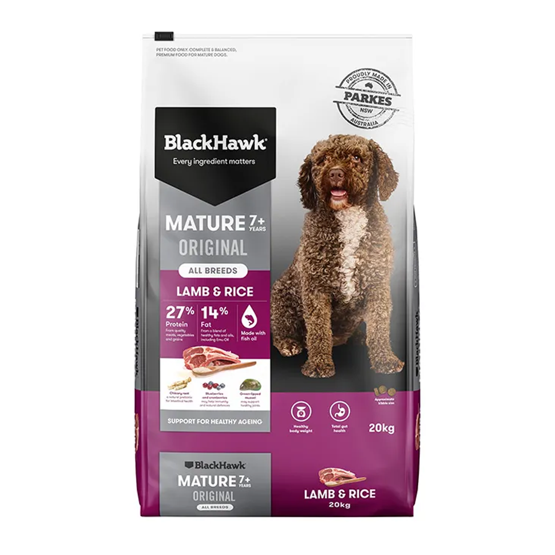 Blackhawk Dog Mature Lamb & Rice [BREED SZ:All Breeds KG:20]