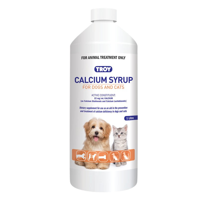 Troy Calcium Syrup Dogs And Cats 1lt.