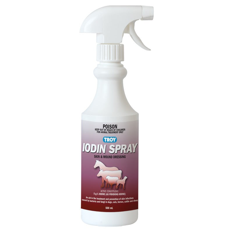 Troy Iodin Spray 500ml.