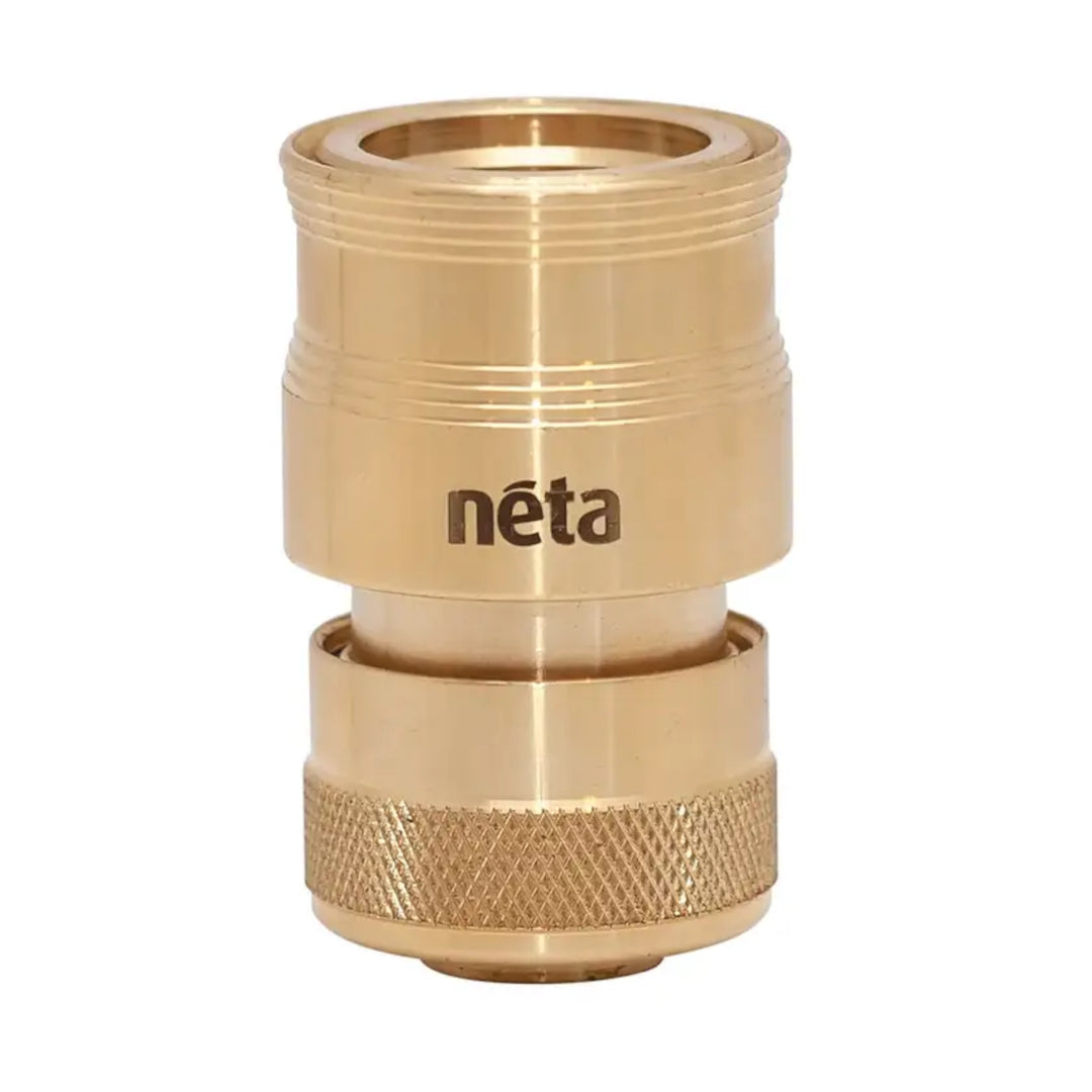 Neta Hose Connector [MM:18MM MAT:Brass]