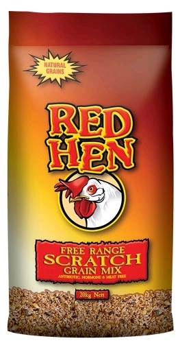 Red Hen 3 Grain Scratch Mix 20kg.