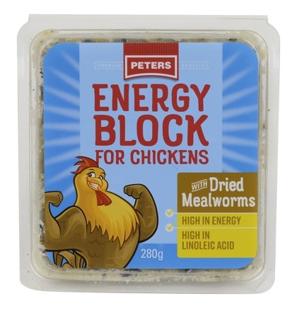 Peters Energy Block Dried Mealworms 280g .