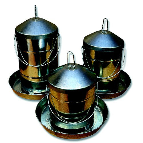 Bainbridge Poultry Feeder Galvanised 15kg.