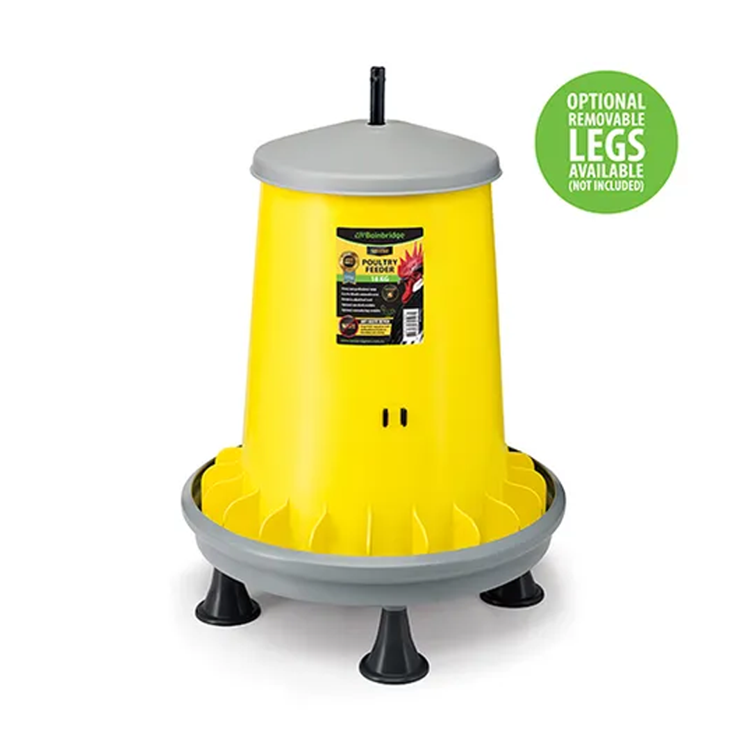 Bainbridge Supreme Poultry Feeder With Cover [KG:18]