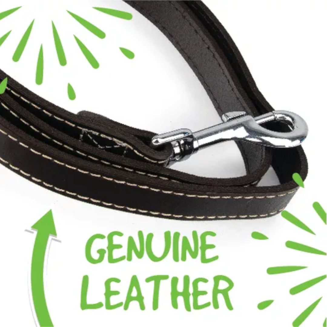 Bainbridge Dog Lead Leather 120cm