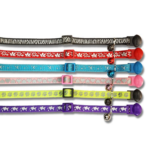 Bainbridge Cat Collar Reflective Printed.