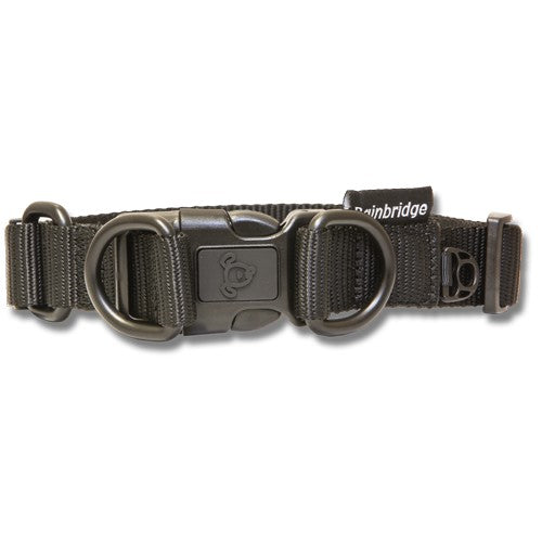 Bainbridge Nylon Dog Collar With Double D Ring Large 2.5x45-68cm.