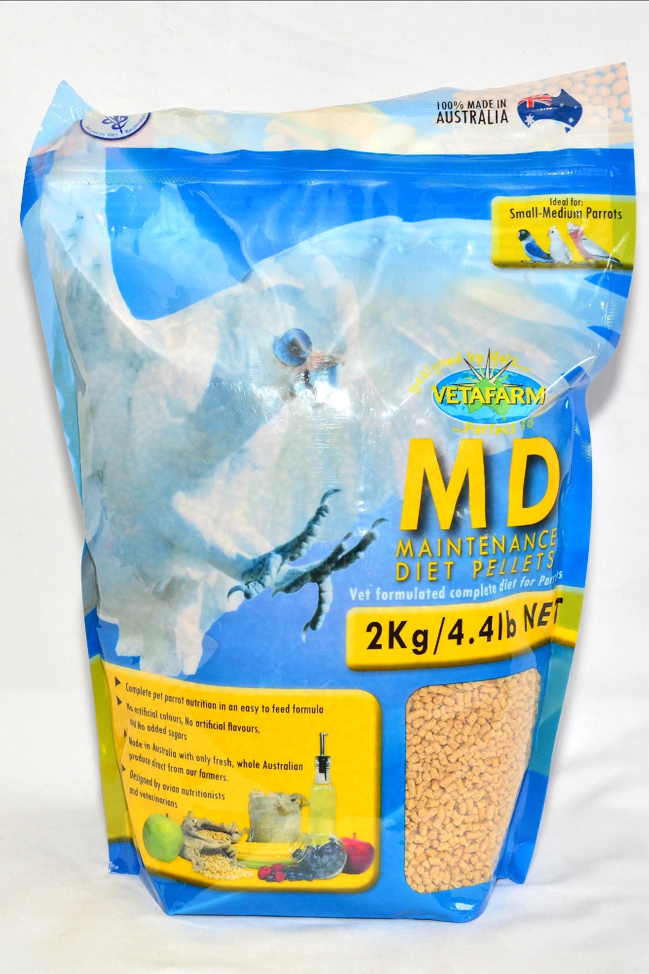 Vetafarm Md Maintenance Diet Pellets 2kg.