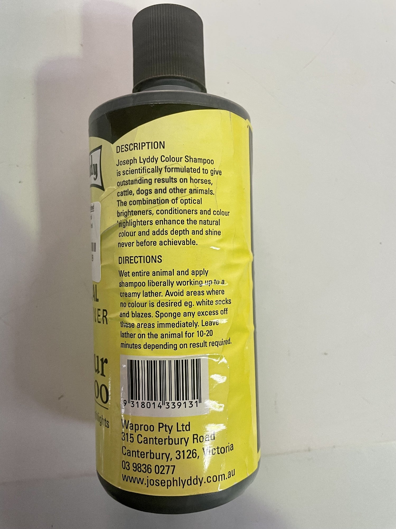 Joseph Lyddy Optical Shampoo Black 500ml