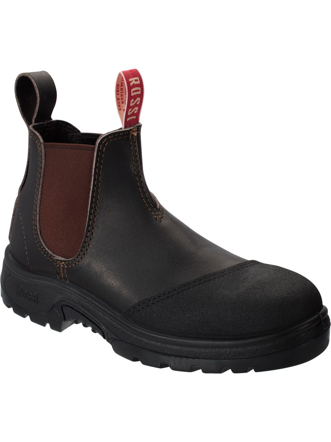 Rossi 795 12 Hercules Claret Elastic Sided Safety Surtek. [SZ:12 MENS AU]
