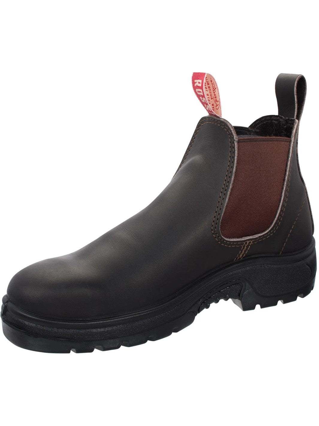 Rossi 906 Boulder Claret Elastic Side Work Boot. [SZ:11 MENS AU]