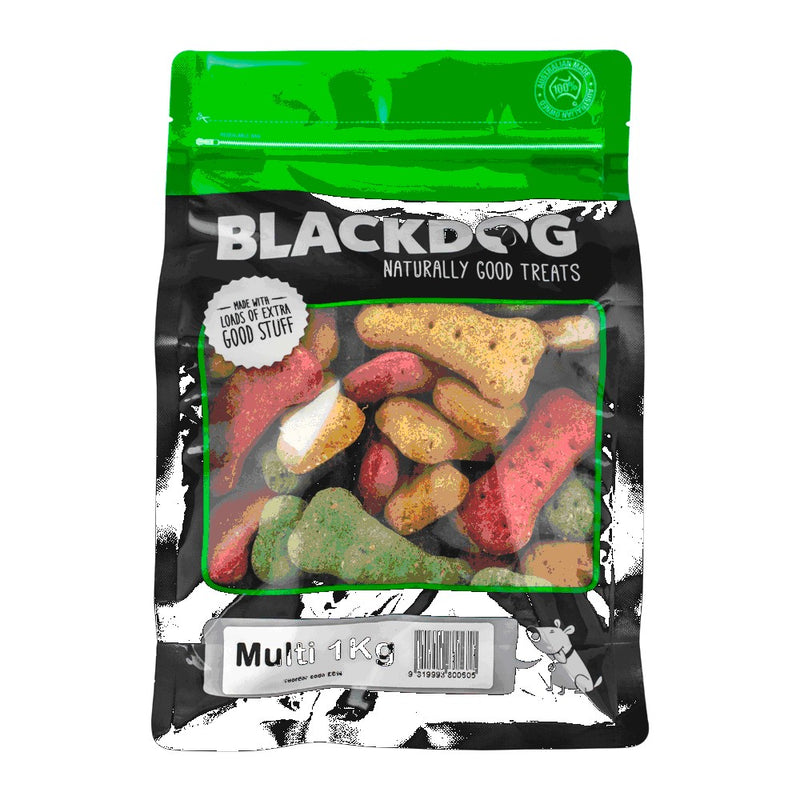 Blackdog Premium Dog Biscuits 1kg Multi