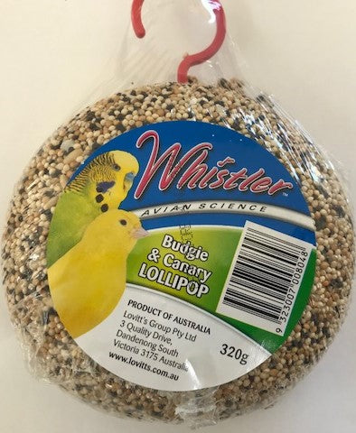 WHISTLER BUDGIE AND CANARY LOLLIPOP 320G