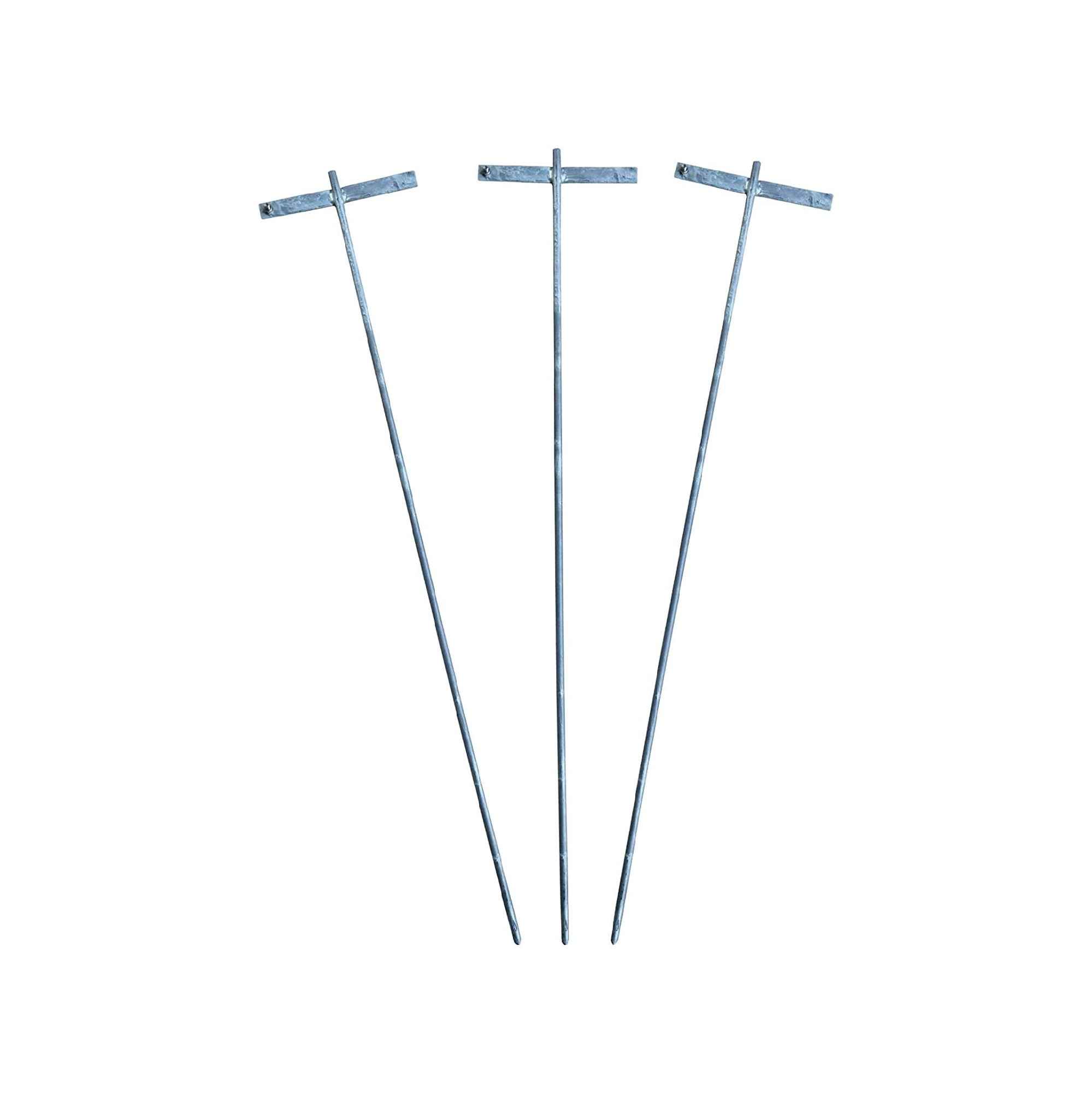 Thunderbird 1000mm Galvanised Earth Stake Portable, Hot Dipped Galvanised Ef-70
