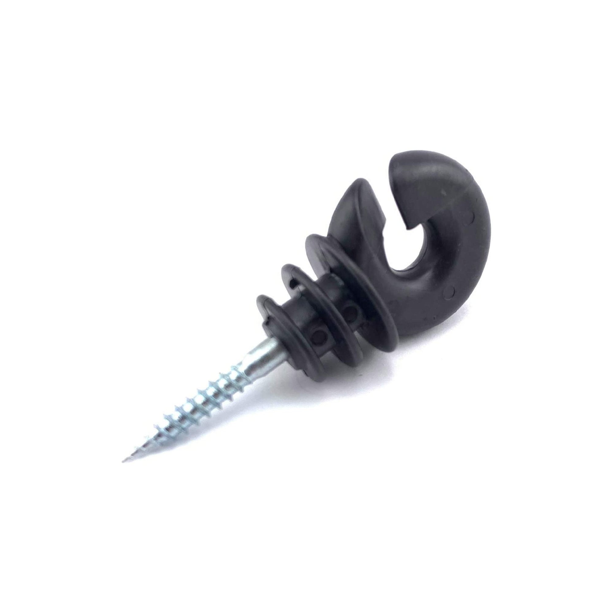 Thunderbird Screw In Wood Post Insulator Insulator Moulded To Plated Screw Ef-17