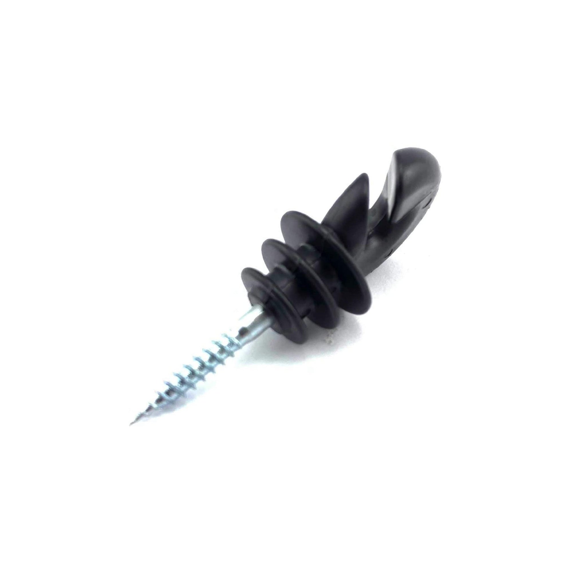 Thunderbird Screw In Wood Post Insulator Insulator Moulded To Plated Screw Ef-17