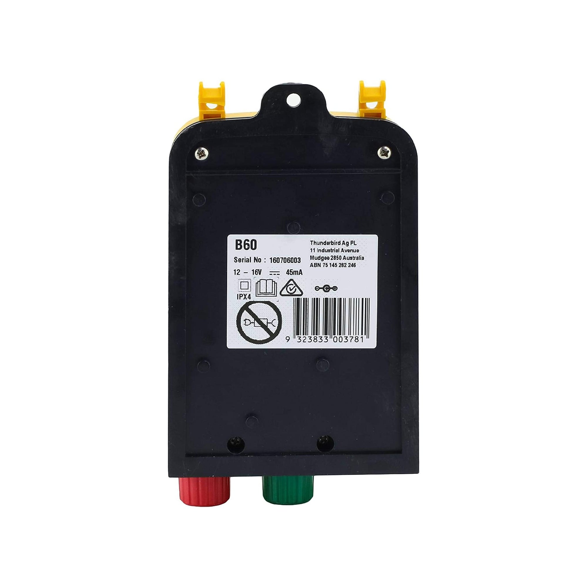 Thunderbird Energiser Battery Fence 7.5km Strip Grazer 4xd Cells Or 12 V Ext Batt B-60.