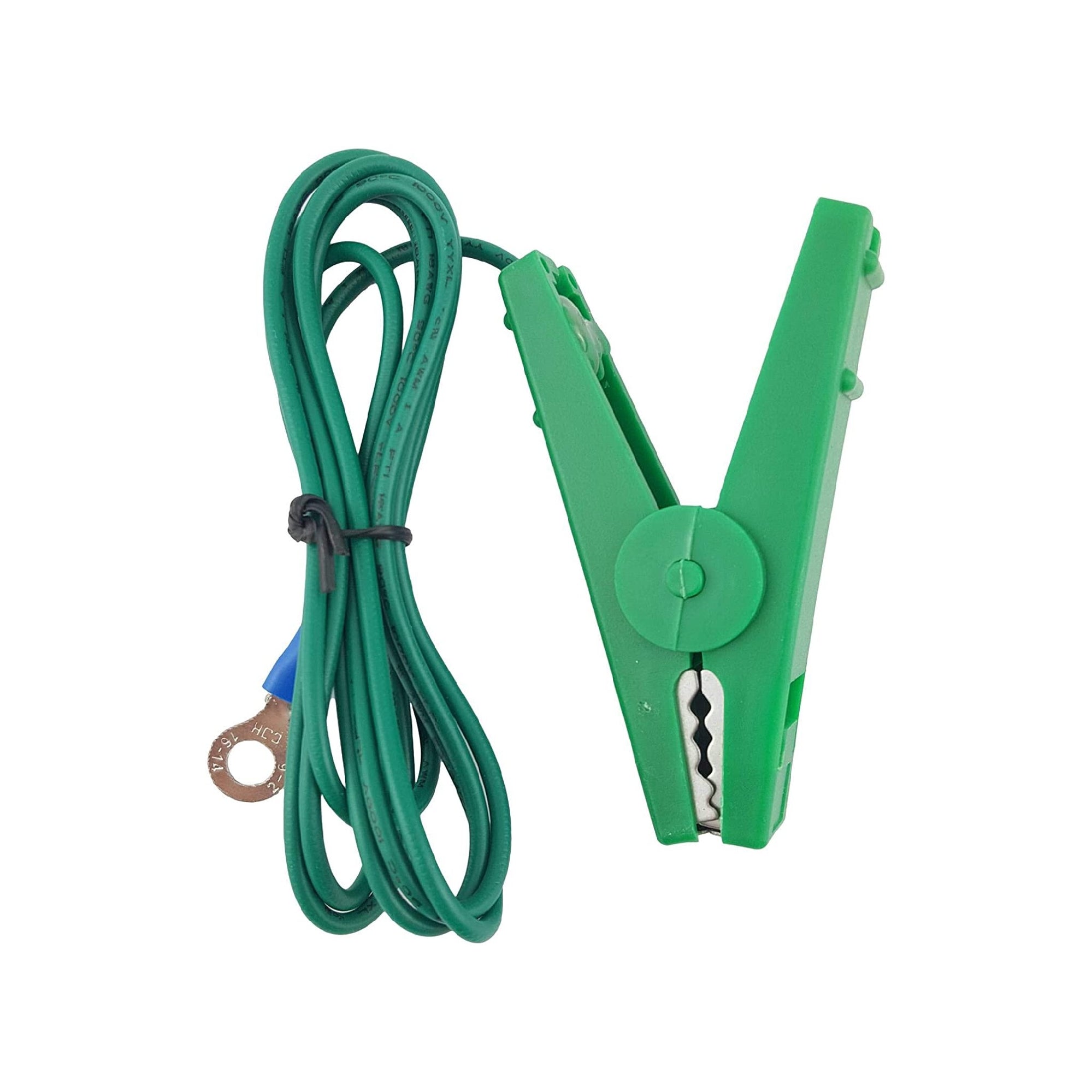 Thunderbird Green Earth Lead - Ring End Ring End + Wire + Green Clip Ef-171