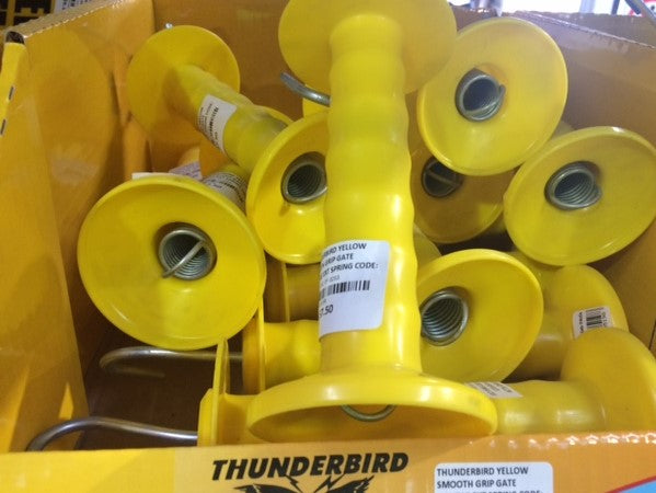 Thunderbird Smooth Grip Gate Handle - Yellow Smooth Grip Handle Design Ef-32sg