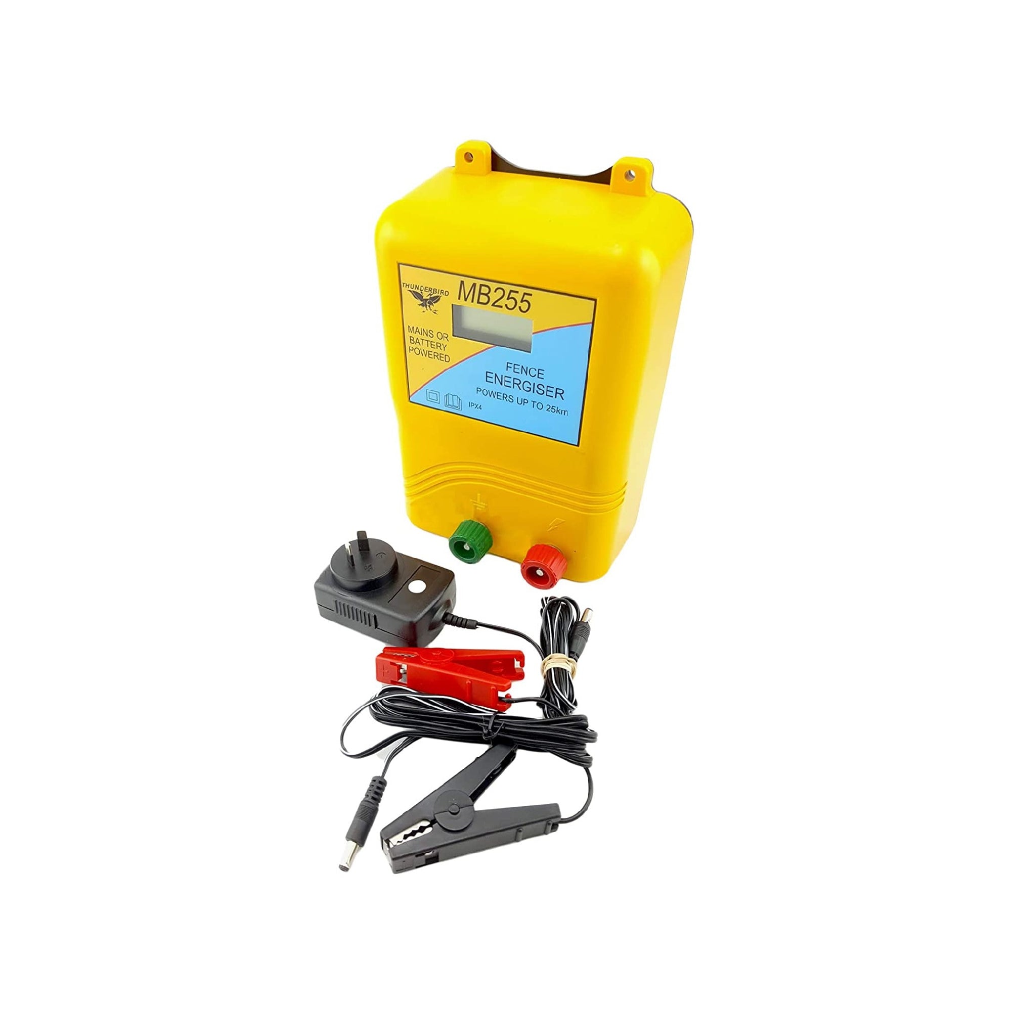 Thunderbird Energiser Mains & Battery 25km Mb-255.