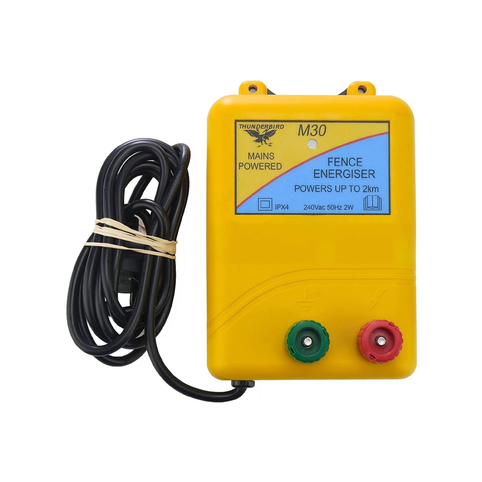 Thunderbird 2km Mains Energiser Certified, Pulse Light, O-ring Sealed M-30