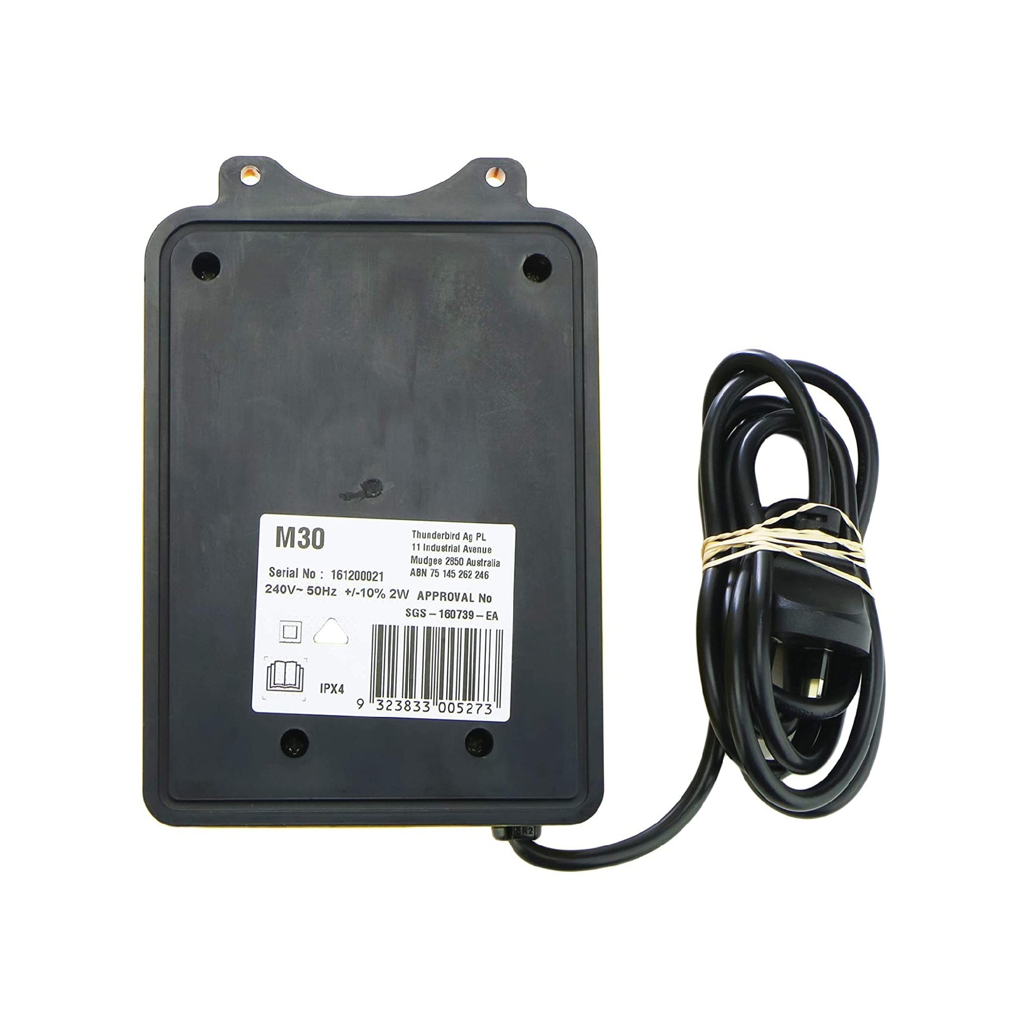 Thunderbird 2km Mains Energiser Certified, Pulse Light, O-ring Sealed M-30