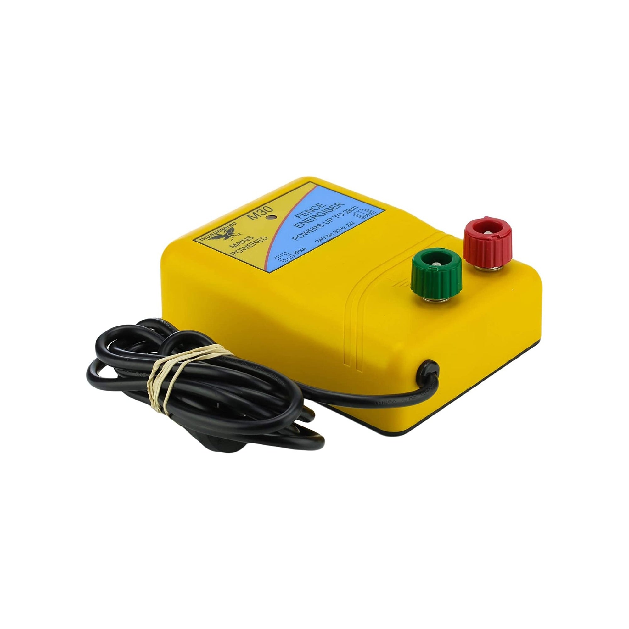 Thunderbird 2km Mains Energiser Certified, Pulse Light, O-ring Sealed M-30