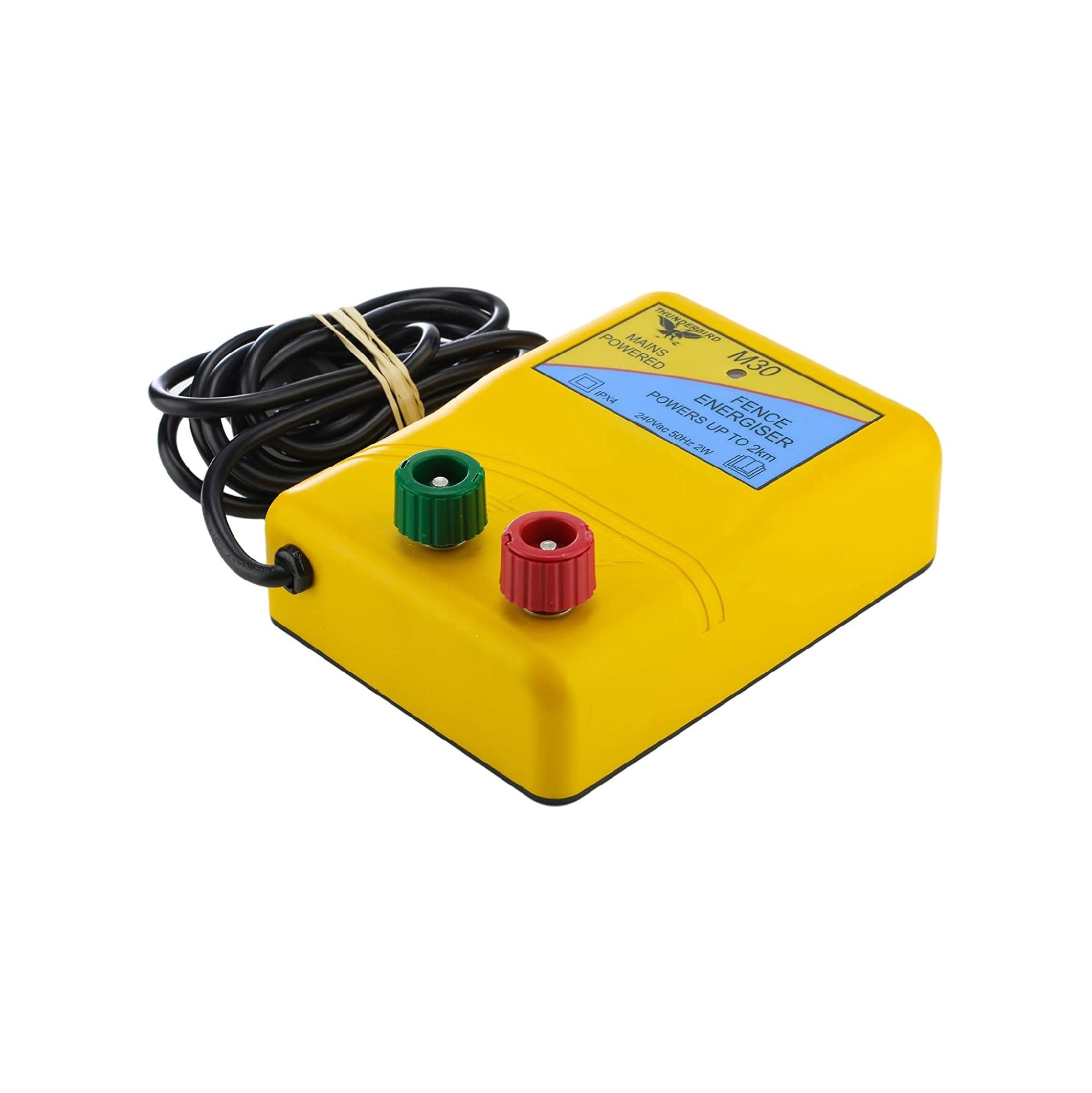 Thunderbird 2km Mains Energiser Certified, Pulse Light, O-ring Sealed M-30