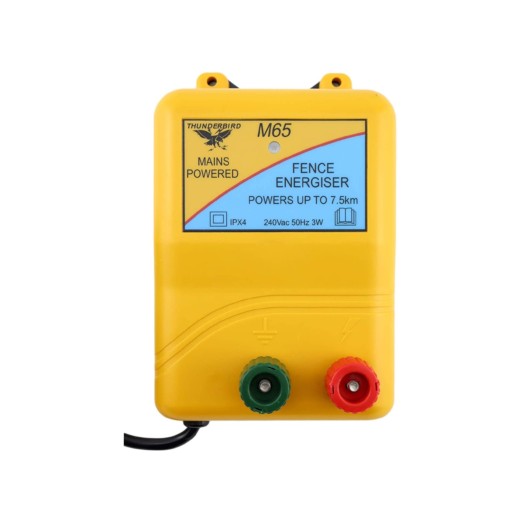 Thunderbird 7.5km Mains Energiser Certified, Pulse Light, O-ring Sealed M-65