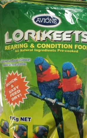 Avione 1KG Lorikeets Dry Rearing & Conditioning Food