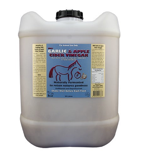 Apple Cider Vinegar + Garlic. [LTR:20]