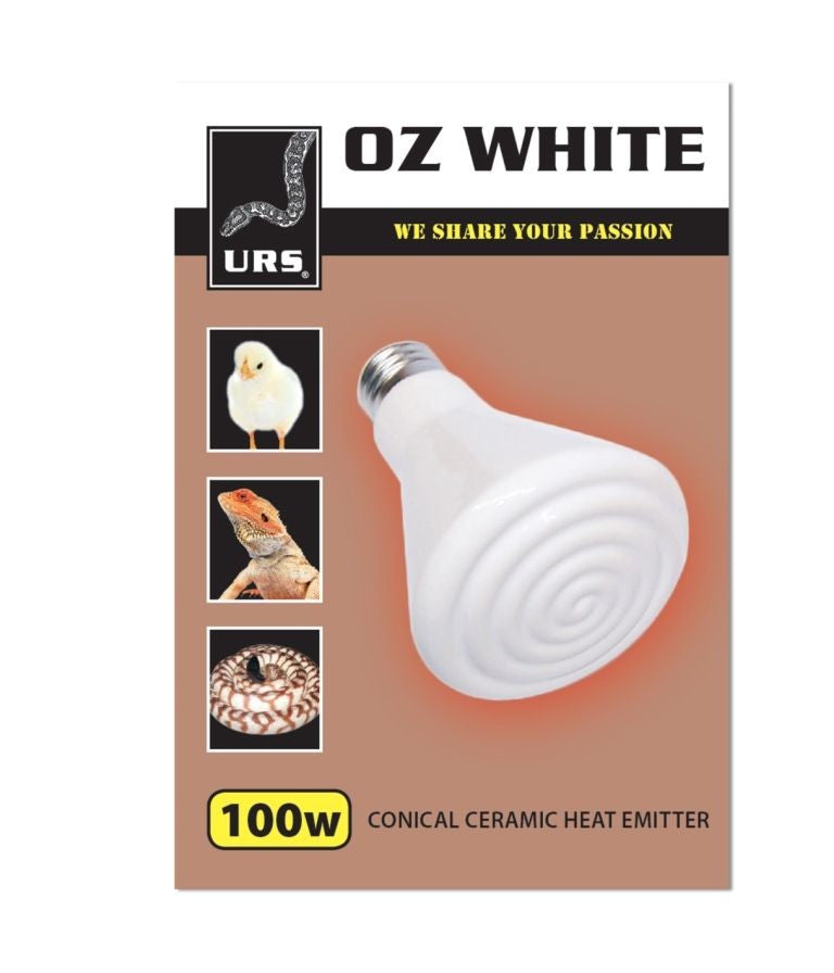 URS OZ WHITE CONICAL CERAMIC GLOBE HEAT EMITTER