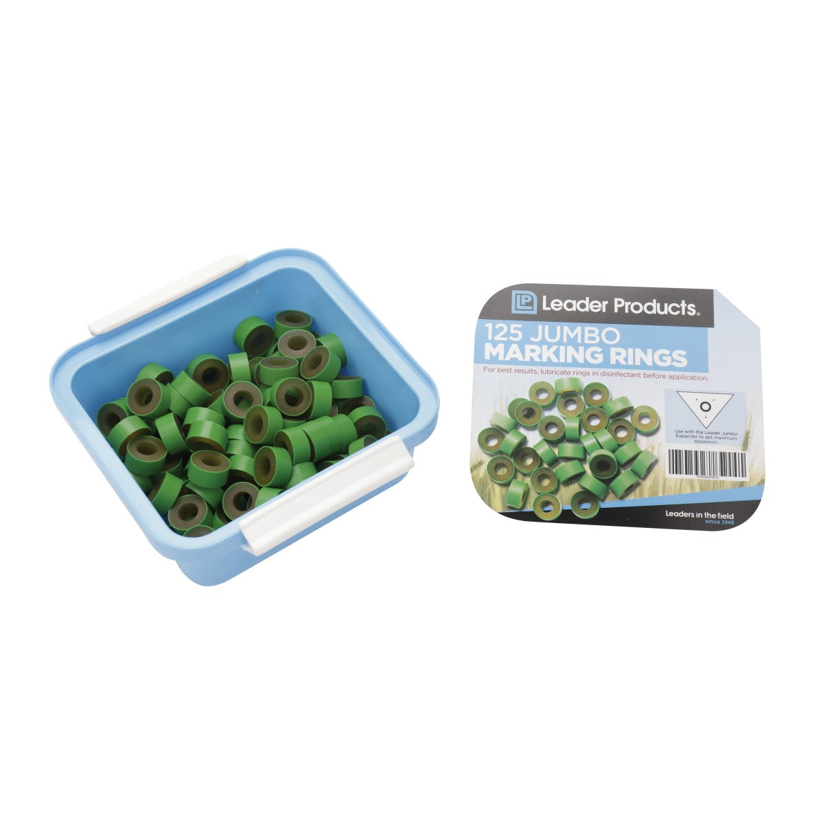 Leader Marking Rings Jumbo Antiseptic 125 Pack