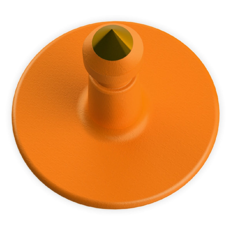 Leader Button Orange Each