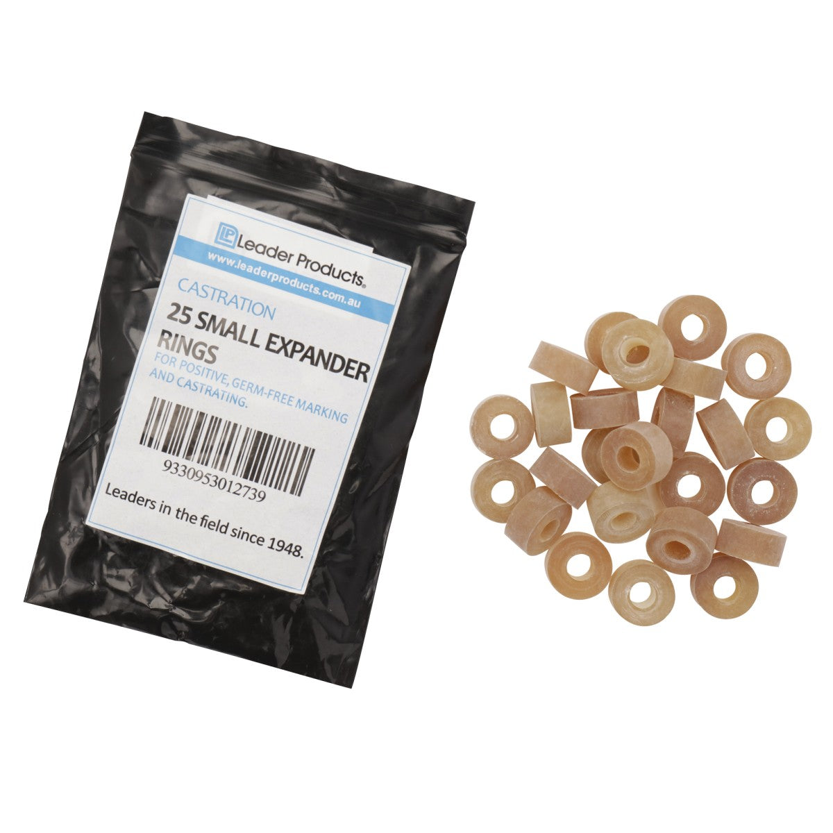 Leader Castration 25 Small Expander Rings.