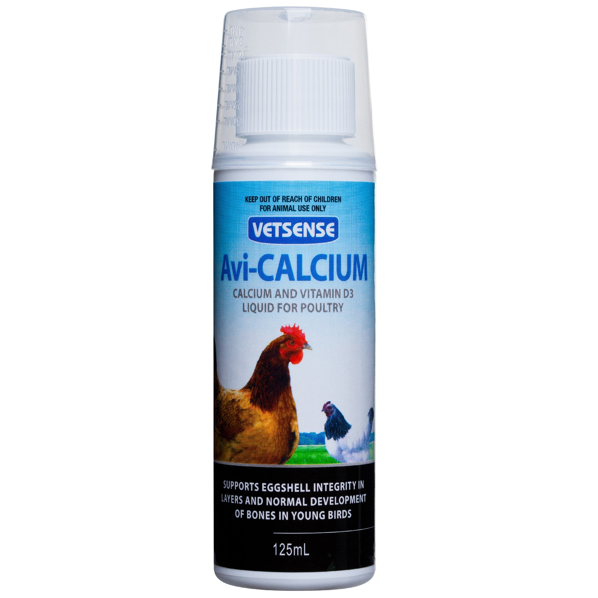 Vetsense Avi-calcium 125ml.