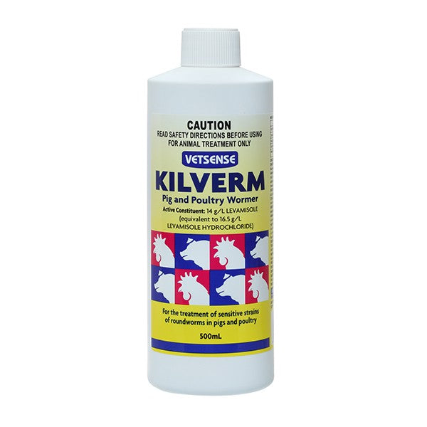 VETSENSE KILVERM PIG AND POULTRY WORMER 125ML