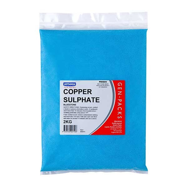 Vetsense Copper Sulphate 1kg.