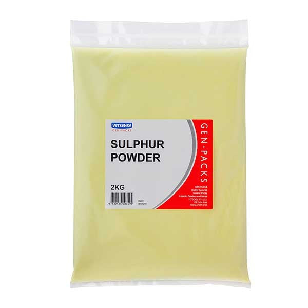 VETSENSE SULPHUR POWDER 1KG