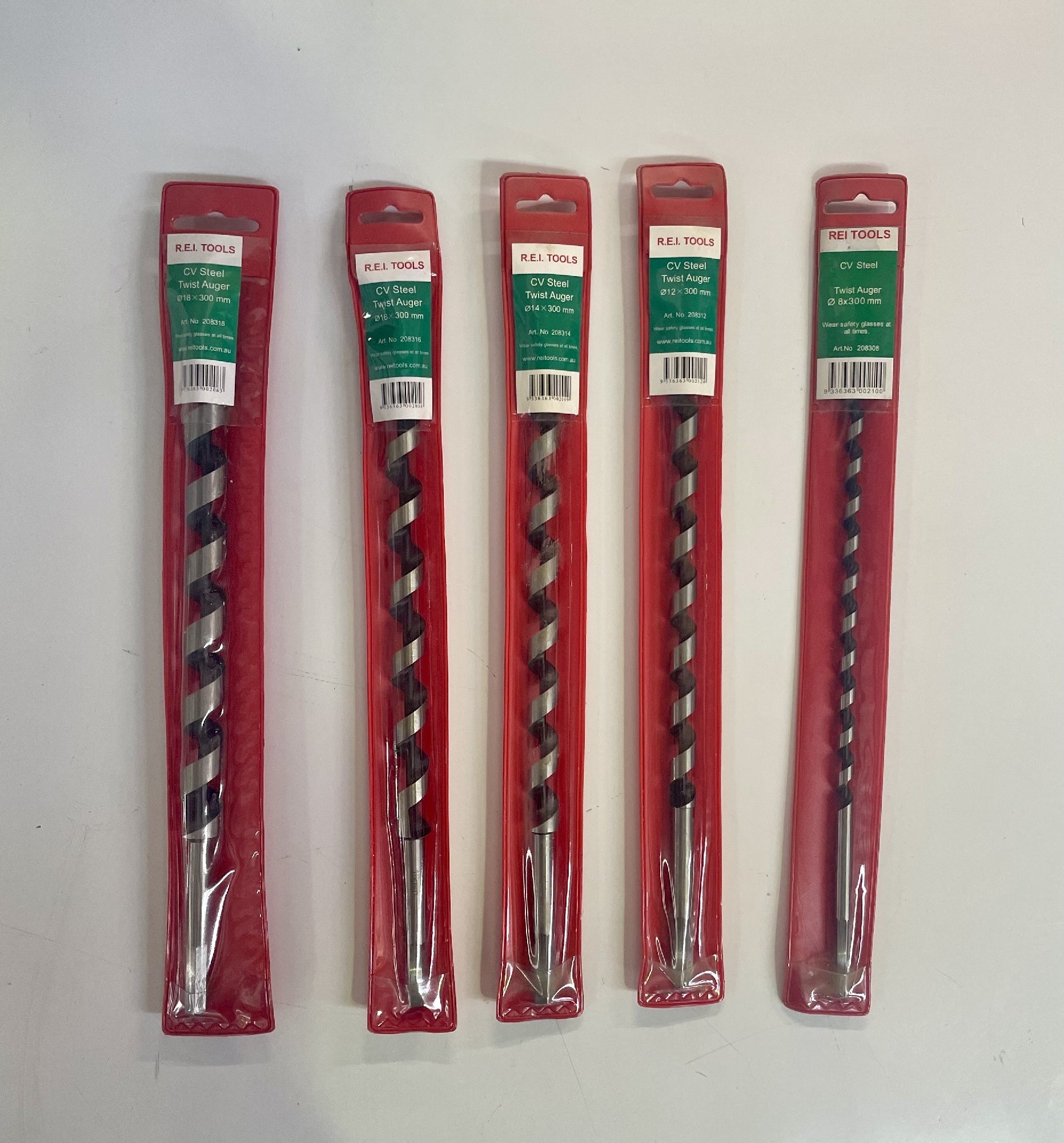 Twist Auger 18x300 Mm Cv Steel. [mm:300 Inch:18]
