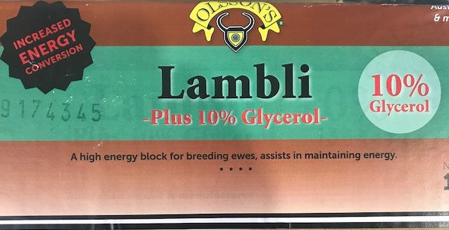 Olsson's Lambli Plus 10% Glycerol 15kg