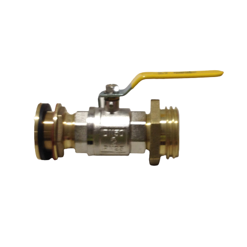 Polymaster Cfa Coupling (complete) - 65mm W/ 50mm Outlet/ball Valve - Vic