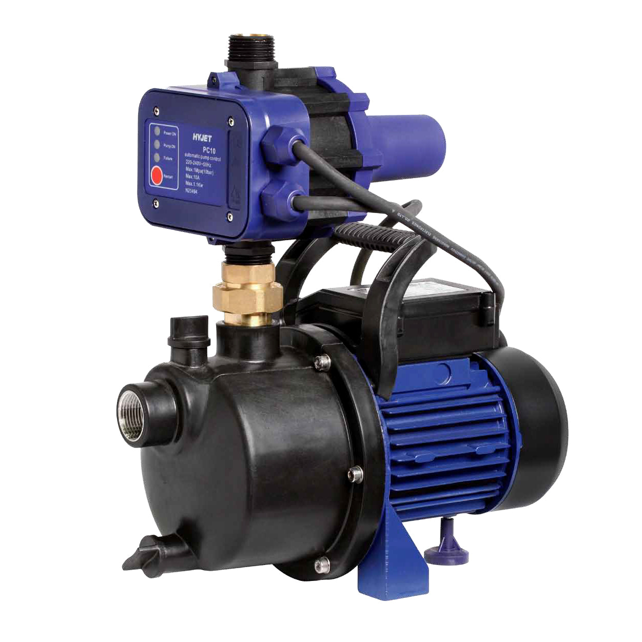 Polymaster Garden Pump + Press Control (maxijet) [Watts:600 CLR:Blue]
